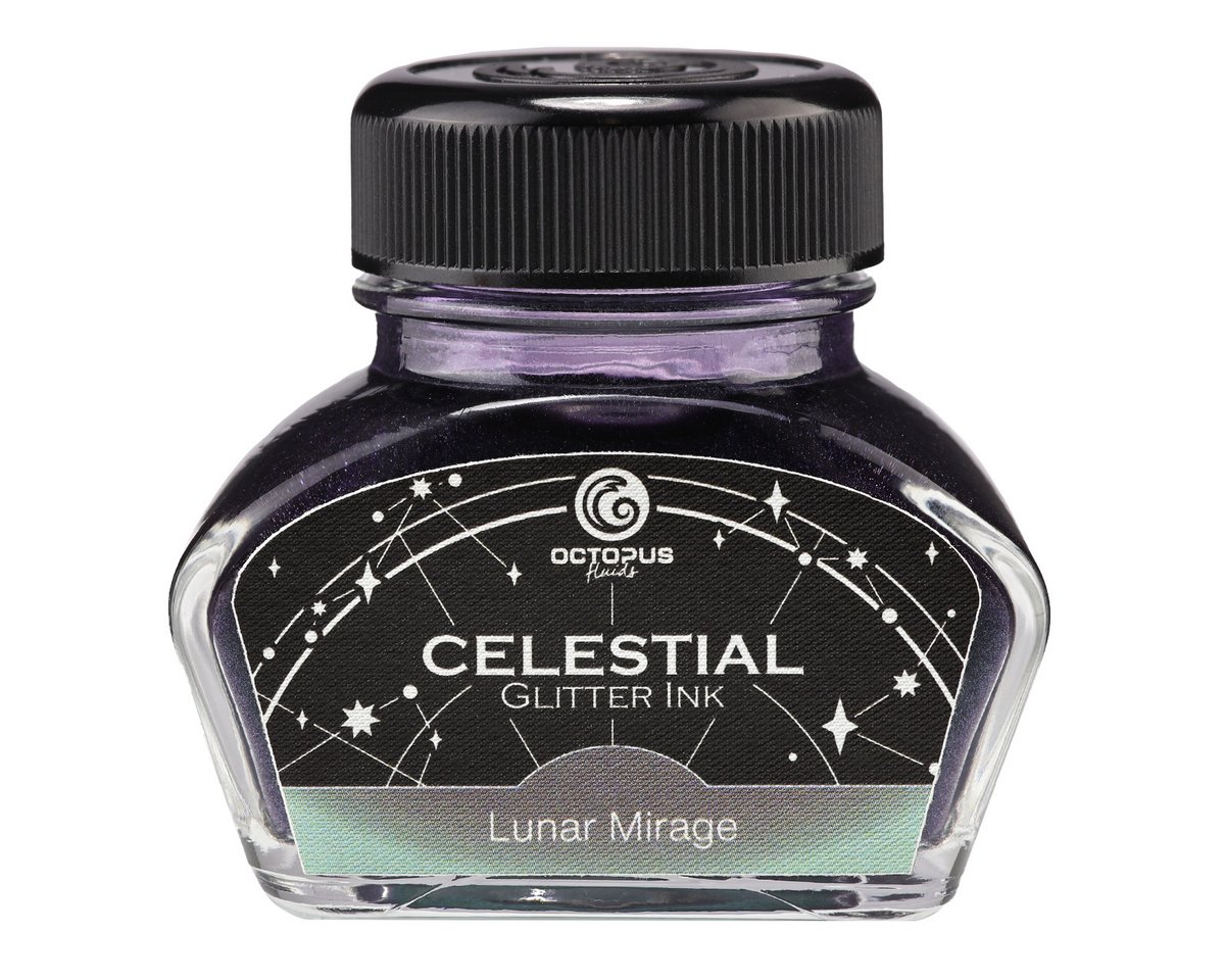 Celestial Ink Lunar Mirage Duo Shading Glitzertinte grau violett grün