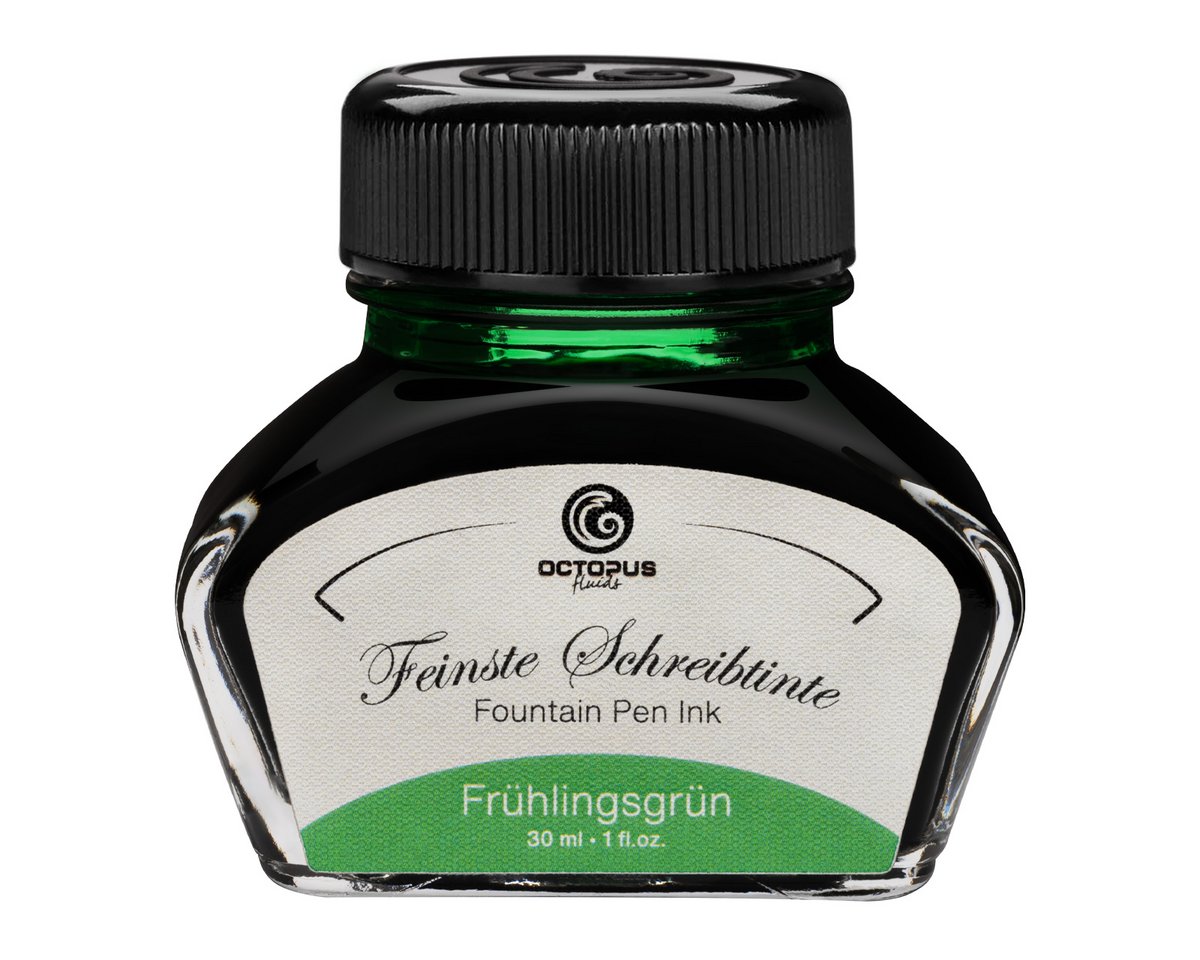 Schreibtinte im 30 ml Glas, Frühlingsgrün