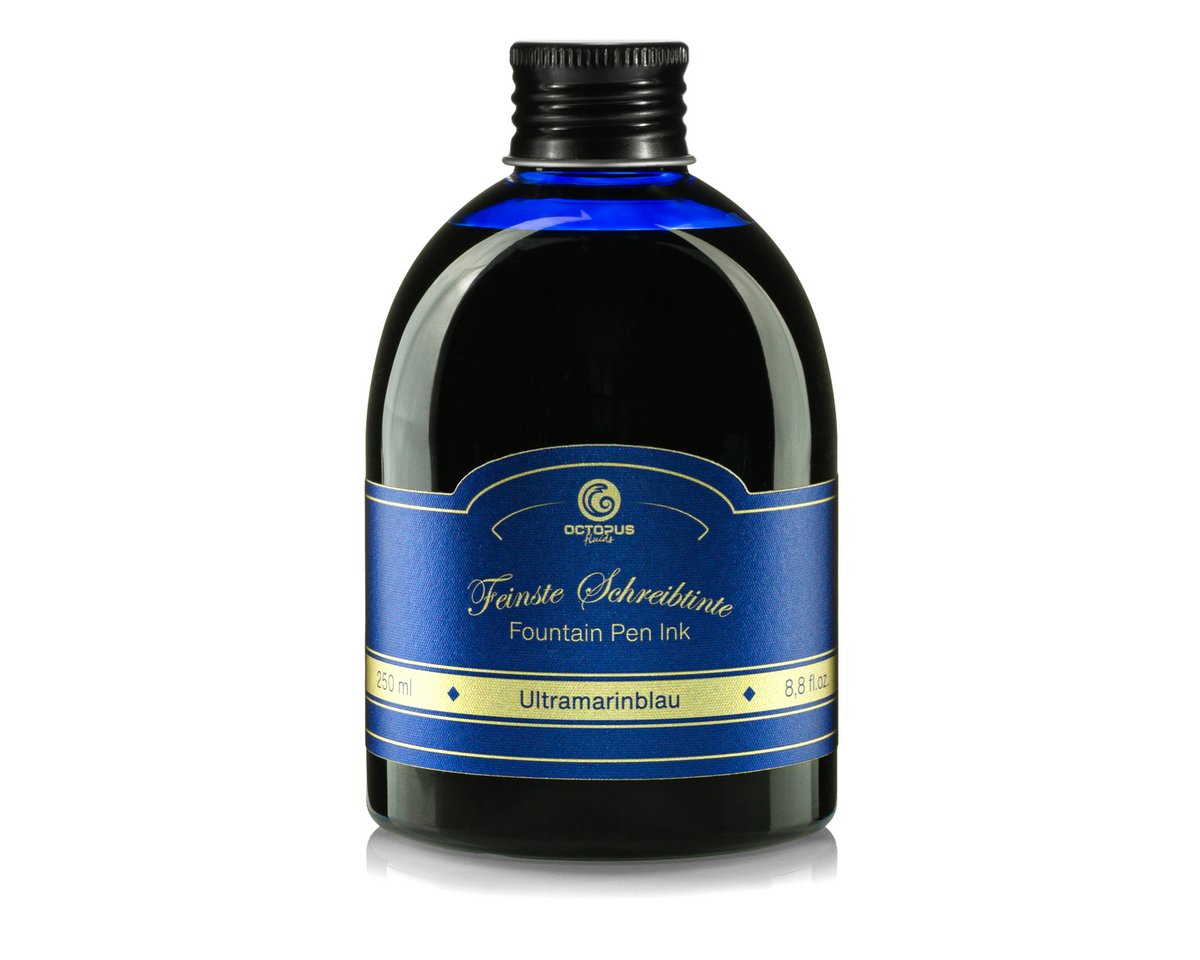 Füllhaltertinte in der 250ml Vorratsflasche, Ultramarinblau