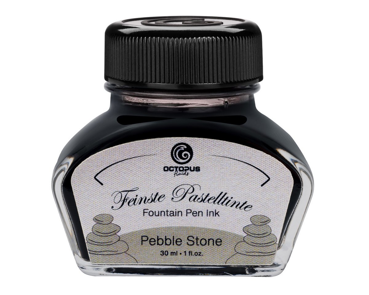 Füllhaltertinte im 30ml Glas, Pebble Stone