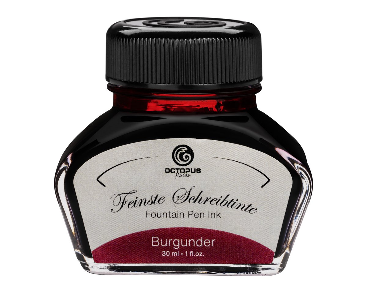 Schreibtinte im 30 ml Glas, Burgunder