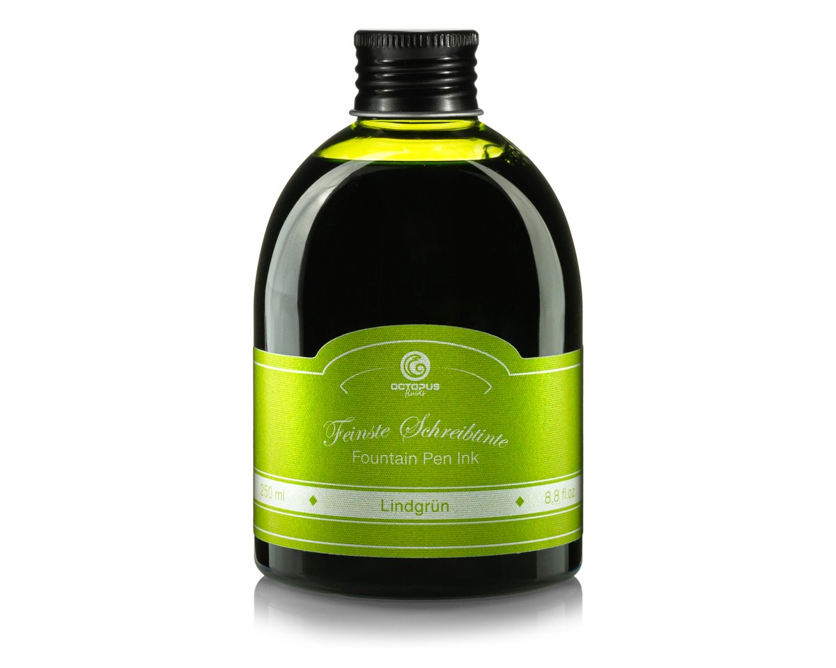 Füllhaltertinte in der 250ml Vorratsflasche, Lindgrün