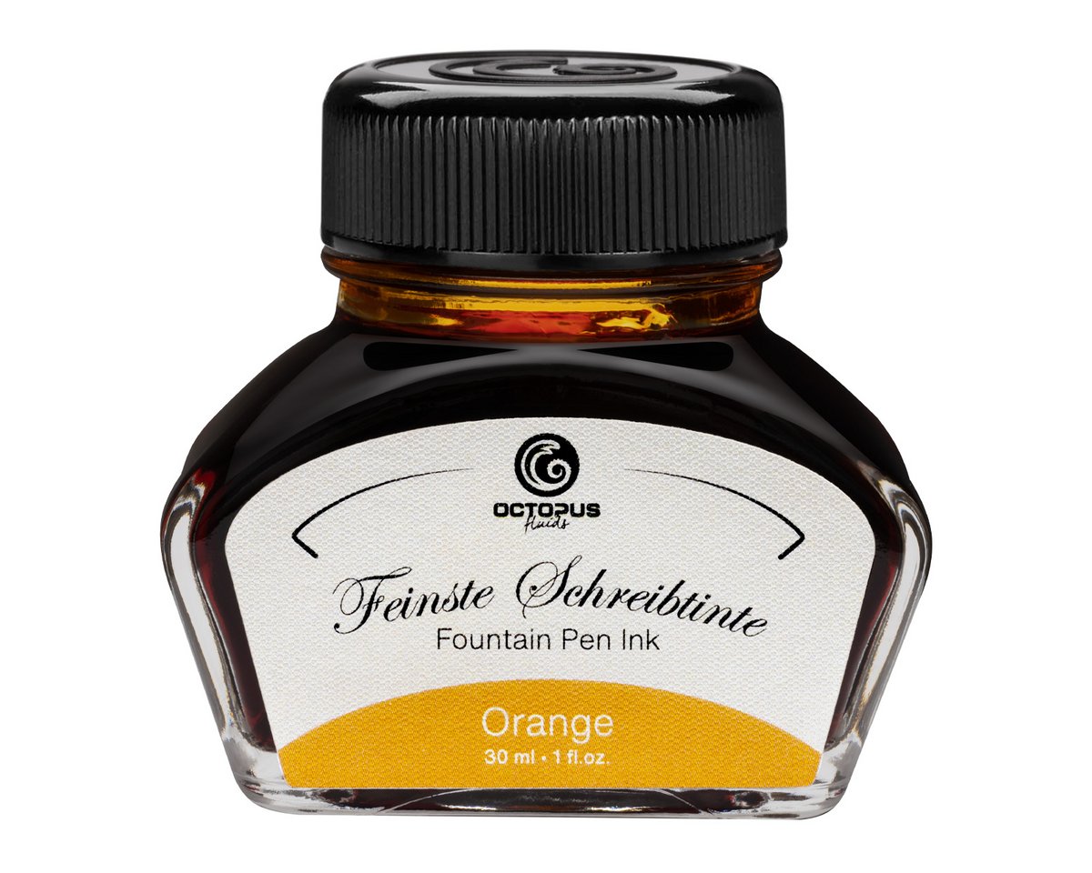 Schreibtinte im 30 ml Glas, Orange