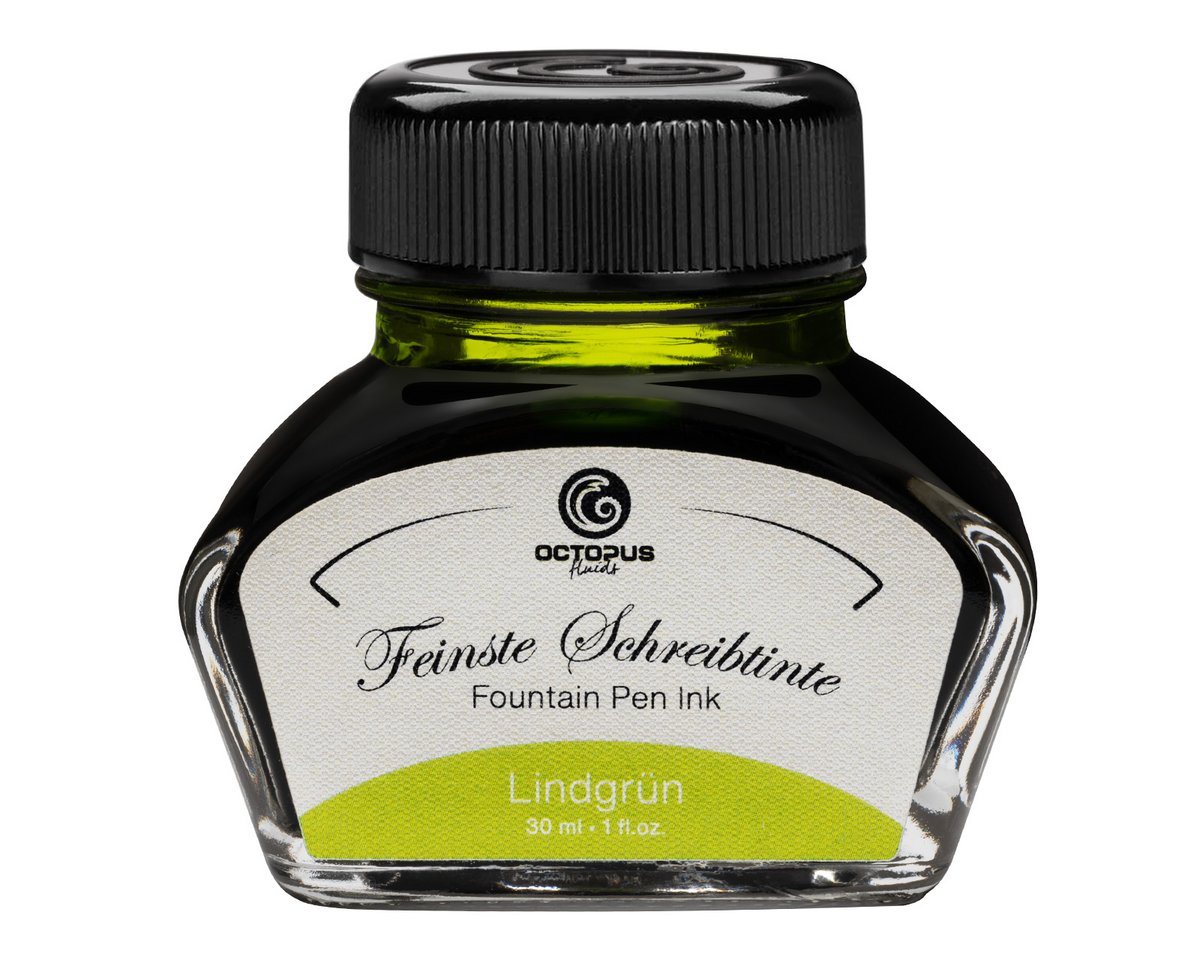 Schreibtinte im 30 ml Glas, Lindgrün